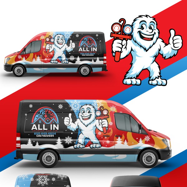 Van wrap design