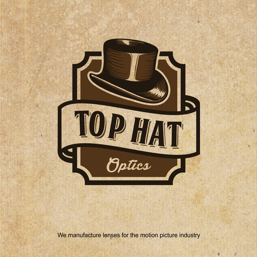 "Top Hat" Logo Design von elmantastic