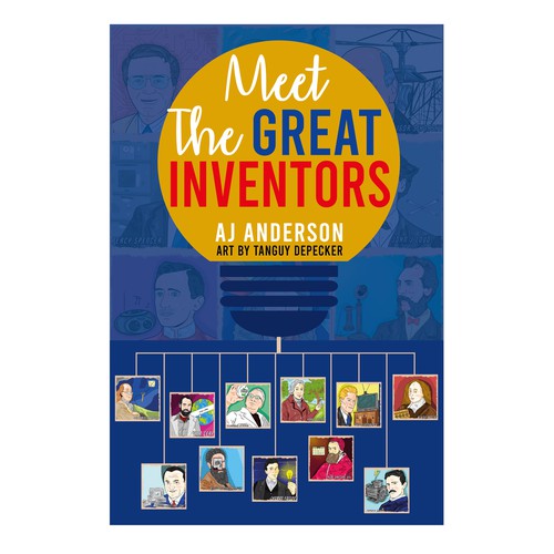 Young Adults Book Cover "Meet The Great Inventors" Design by Cover_Design_Expert