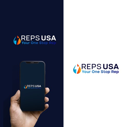 Nana445さんのRep's USA Logoデザイン