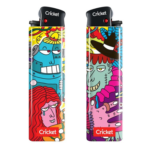 Create illustrations for a limited collection of Cricket Lighters (Multiple Winners) Design by nymnF