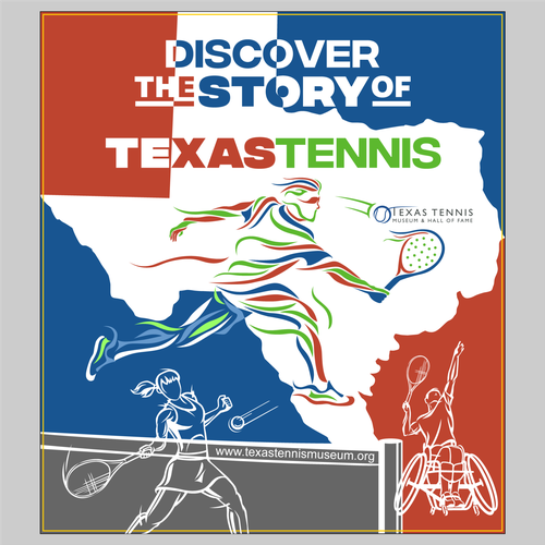 Texas Tennis Museum and Hall of Fame Wall Design by Pandalf