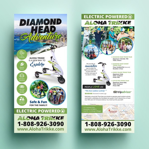 Design by Mary_pile titled "Tour Adventure Flyer"