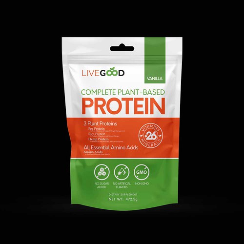 ***GUARANTEED PRIZE*** - LABEL DESIGN for Protein Powder -*****NEW***** Design by JamPasir