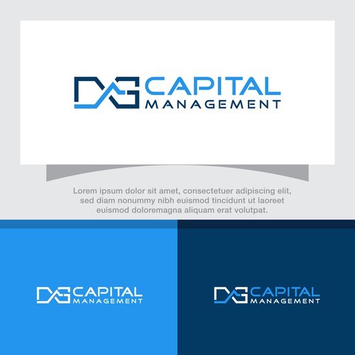 Logo & Brand guide for DG Capital Management an options trading Hedge Fund. Design by rouf_art