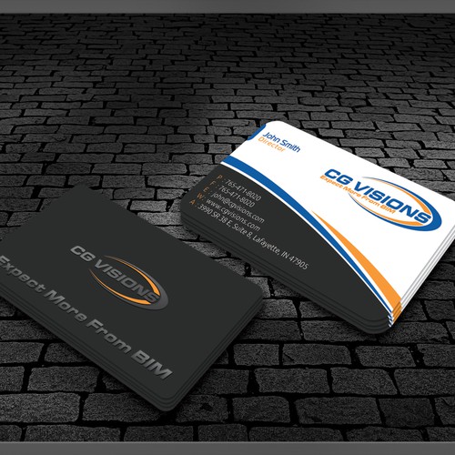 CG Visions Business Card Design Design by (VEER)