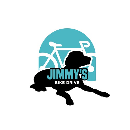 Logo for a bicycle fundraiser and somehow incorporating a black lab Design by MEGANTARA