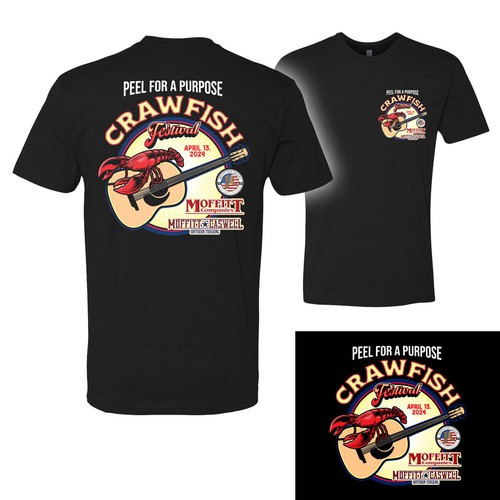 Peel For A Purpose Crawfish Festival T-Shirt! Design by Eko Pratama - eptm99