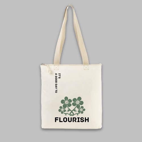 Tote bag design for an in-person event in Florida! Design by mañana_art