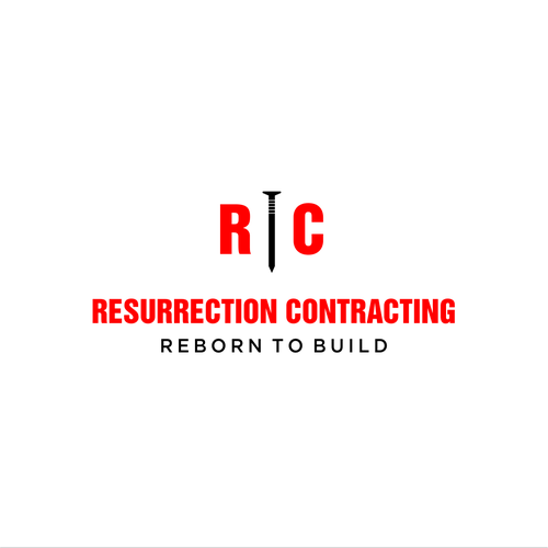 "Reborn To Build" construction company logo. Design by zaffinsa