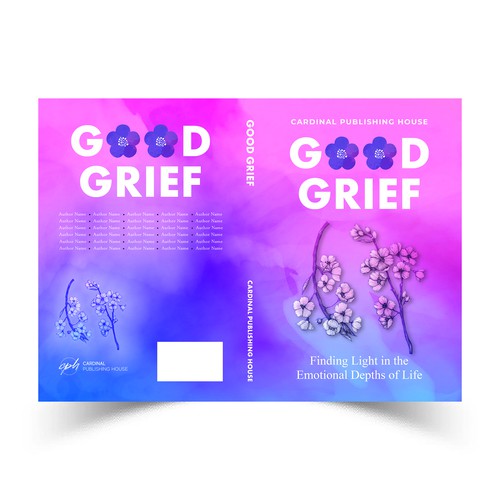 Design a bestselling book cover for People Looking For Ways to Heal Grief Design by The Cloud Digital