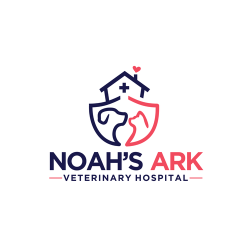 Veterinary Hospital Logo - NOHARK Design by .m.i.a.