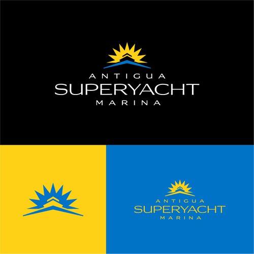 Logo for Antigua Superyacht Marina Design by harrysvellas