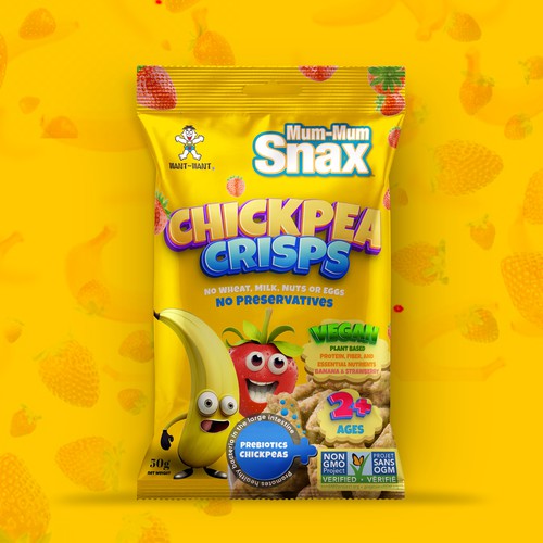 Packaging Design - Healthy Snack for Kids Design by A2Z ♈︎BRANDING♈︎©