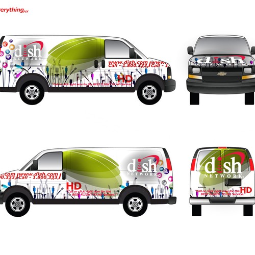 V&S 002 ~ REDESIGN THE DISH NETWORK INSTALLATION FLEET Design por ArtDsg