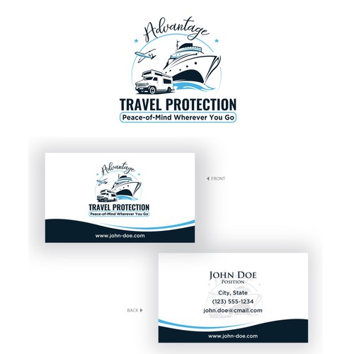 Logo and Biz Cards for Travel Company Design by monalishas