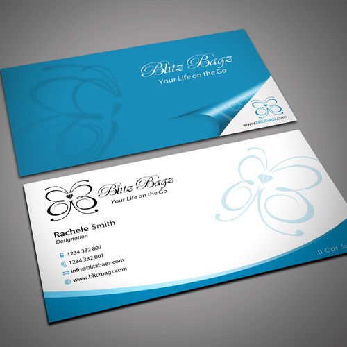 stationery for Blitz Bagz Ontwerp door conceptu