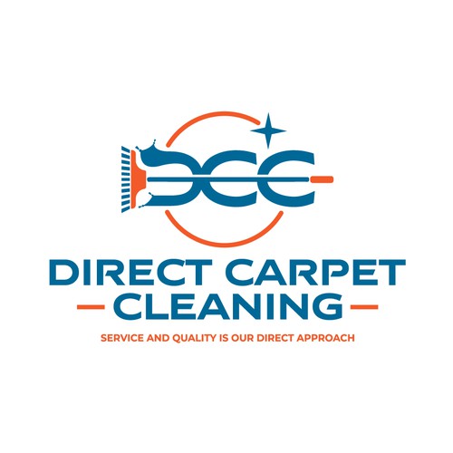 Edgy Carpet Cleaning Logo Design von Storiebird