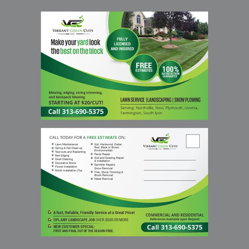 Lawn and Landscape Advertisement Design by Dzine Solution