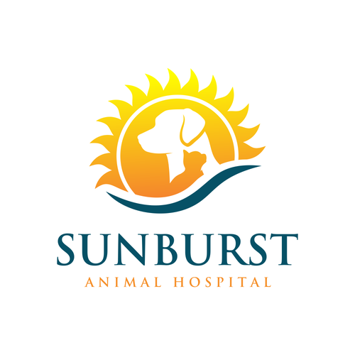 An eye-catching and classy logo for dog and cat veterinary hospital Design by r u b a i