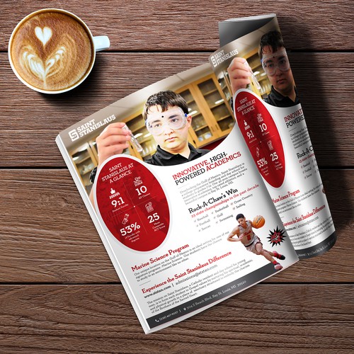 We need a stunning full page magazine ad for our school Design by Tanny Dew ❤︎