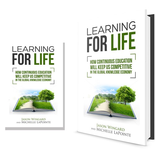 Learning for Life — create an elegant, important, and contemporary cover... Design by Artovia