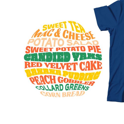 Soul Food/Foodie Themed T-Shirt Designs Design von joelesse