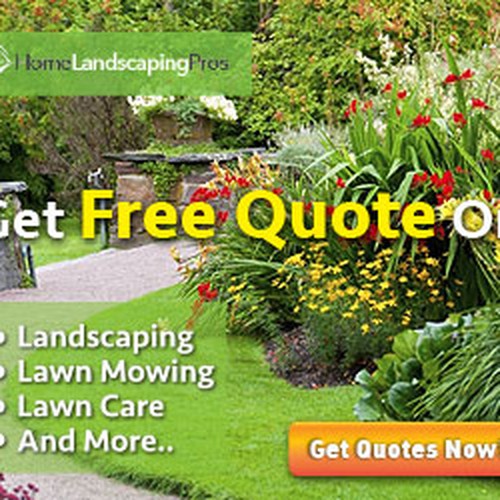 Fun and Exciting Landscaping Banner Ad Design by 3egundalhitam