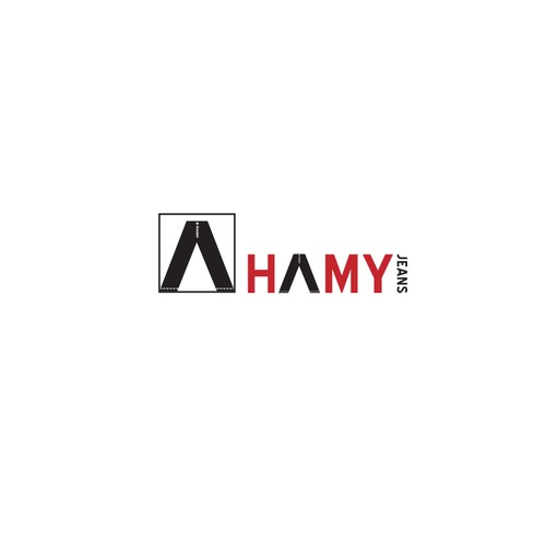 Design vincitore del contest "CREATE THE NEXT LOGO FOR FASHION COMPANY FOCUSED ON JEANS, CALLED HAMY JEANS."