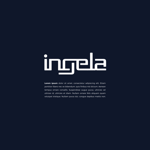 Logo for new international startup - Ingela.com Design by Swegear™