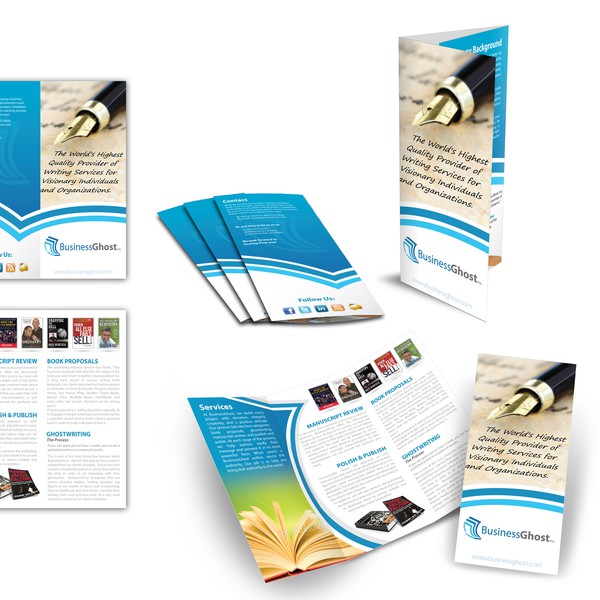 New brochure design wanted for BusinessGhost, Inc.