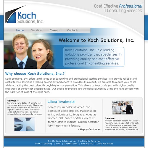 $500.00 Website template (Design only) Design by tammyhart