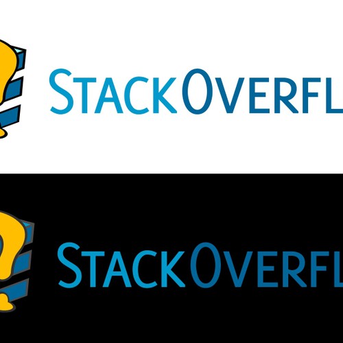 logo for stackoverflow.com デザイン by drejc