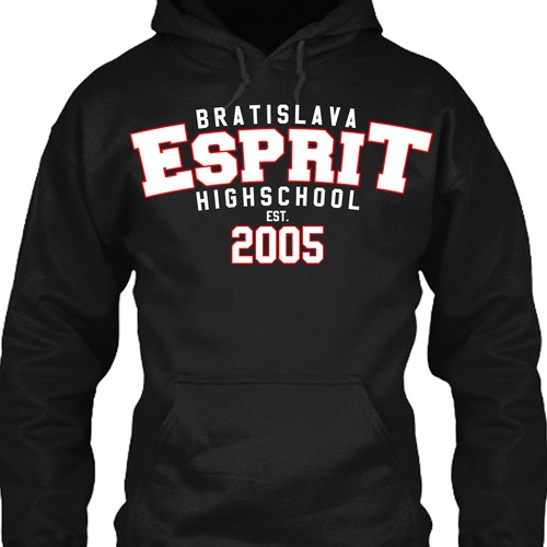 High school hoodie design for premium merch Clothing or apparel contest