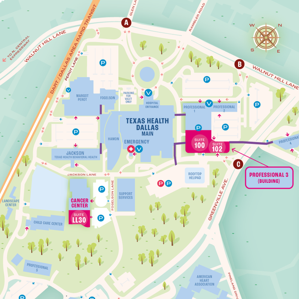 Map for an Imaging Center