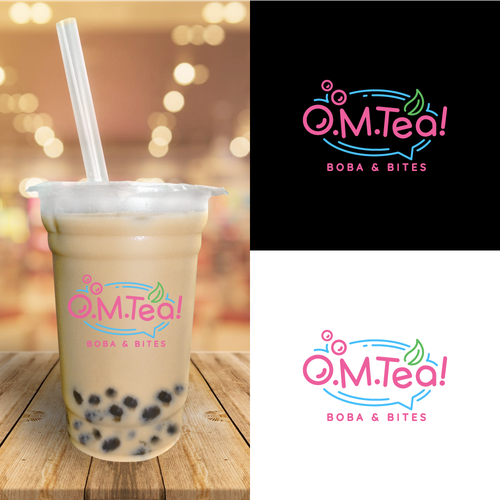 Design eye catching logo for bubble tea shop. Design by sebuahruang