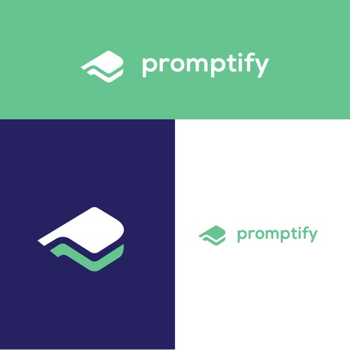 Modern, Simple and Sleek Logo for Promptify.com Design by dellfi ©