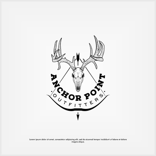 Vintage hunting logo to appeal to bow hunters of all generations Diseño de Dirtymice