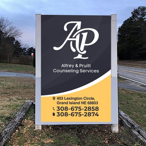 Design di We Need a Professional Street-Facing Sign for Our New Counseling Location di Creativity symbol