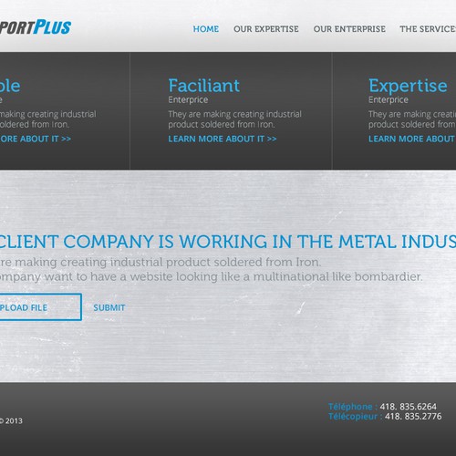 Web page design contest entry by Vasil Enev