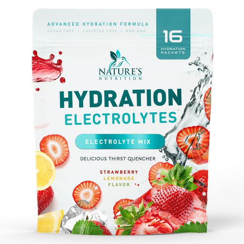 Refreshing Hydration Electrolytes Design Needed for Nature's Nutrition Design by a x i o m a ™