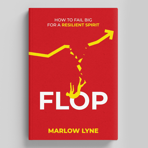 Design a book cover for a book called "FLOP" ! Design by Purushotham49