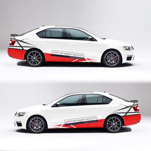 SKODA OCTAVIA RS «Jobmanagement» | Car, truck or van wrap contest