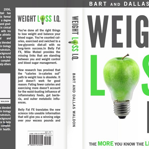 Design a creative and simple cover for weight loss book Design by Milica M.