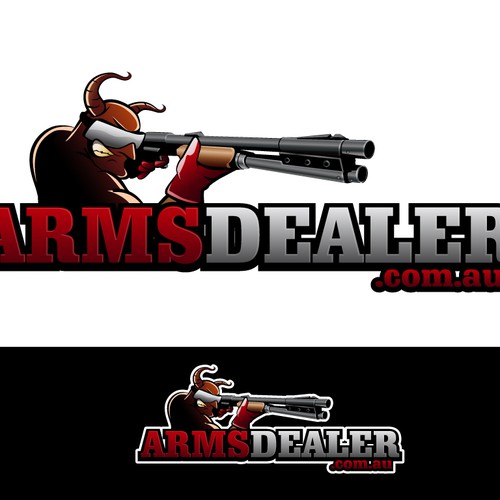 Arms Dealer Logo Design by Lekvector