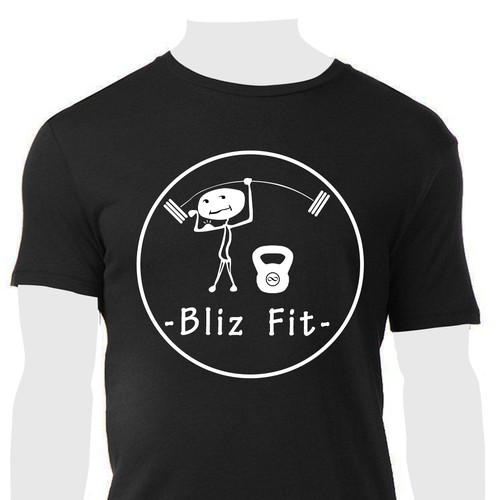 Create a workout tshirt design for BlizFit. EASY!!! T