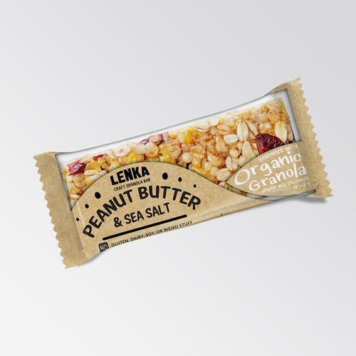 Craft Granola Bar Packaging for Millennials Design by Shisiouk