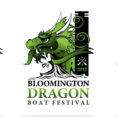 logo for Bloomington Dragon Boat Festival Design by TokyoBrandHouse_