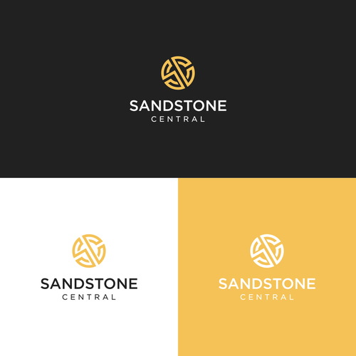 Corporate logo for a sandstone quarry Design by Andhita
