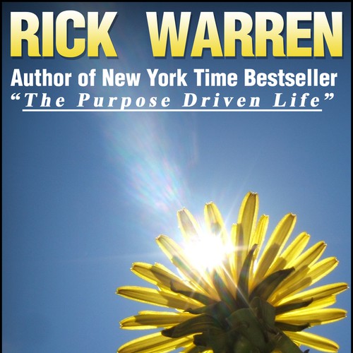 Design Rick Warren's New Book Cover Design réalisé par dotcommakers